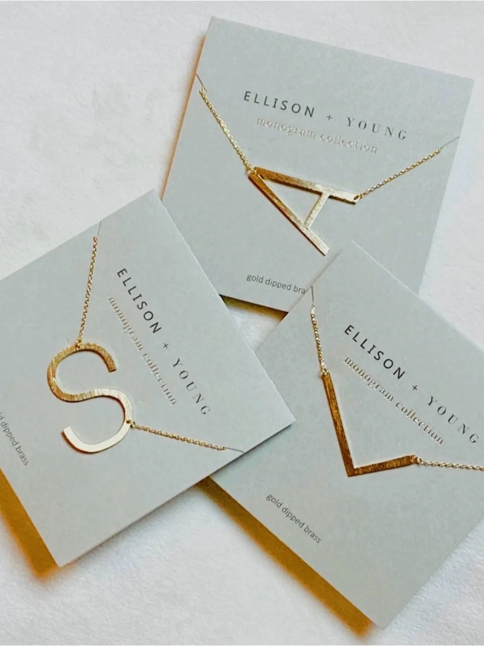 Ellison + Young Monogram Necklace ‘R’ - Picture 2 of 2